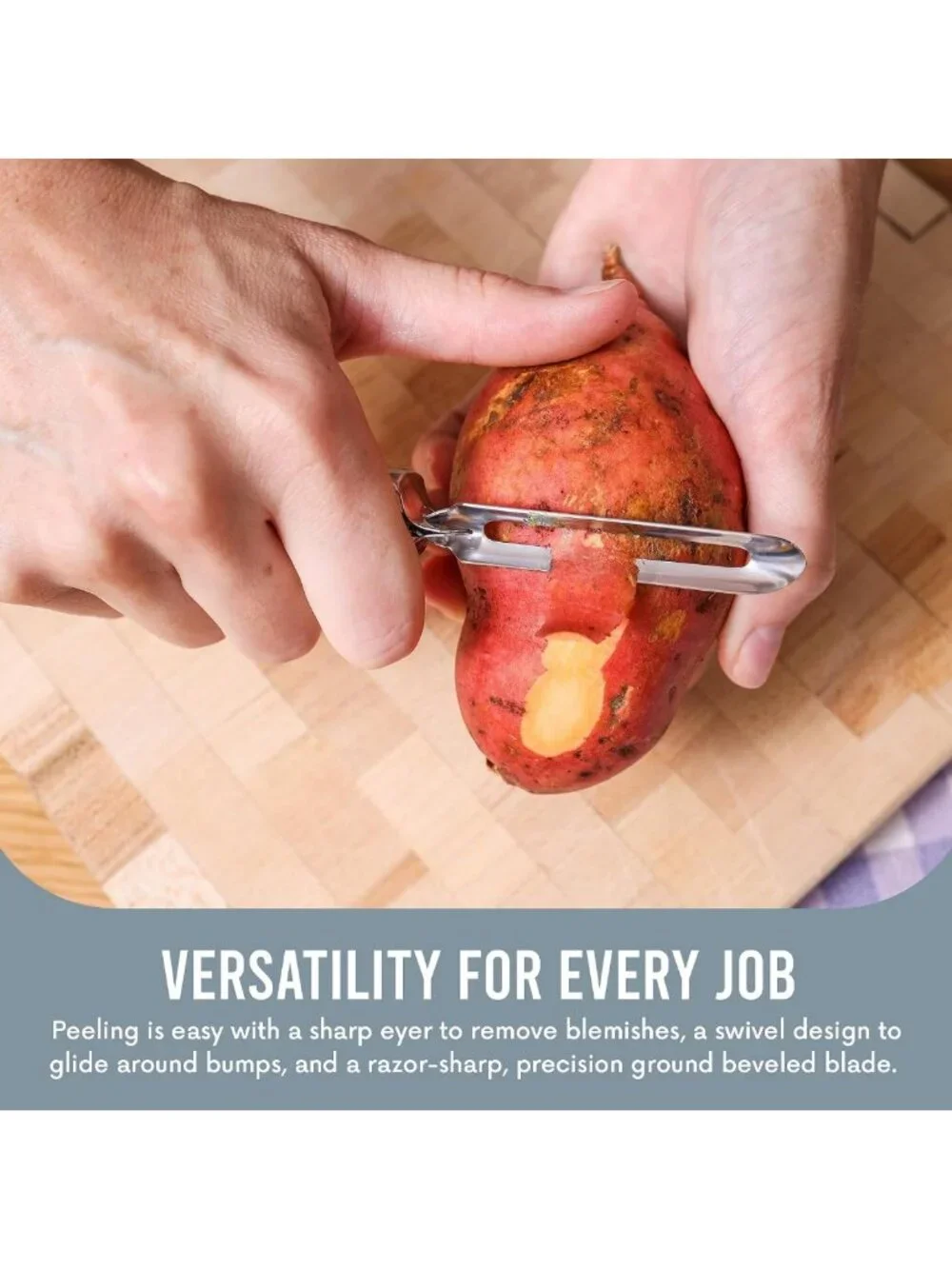 3-Pack Original Jonas Vegetable Peeler Set - Essential Kitchen Tool for Easy